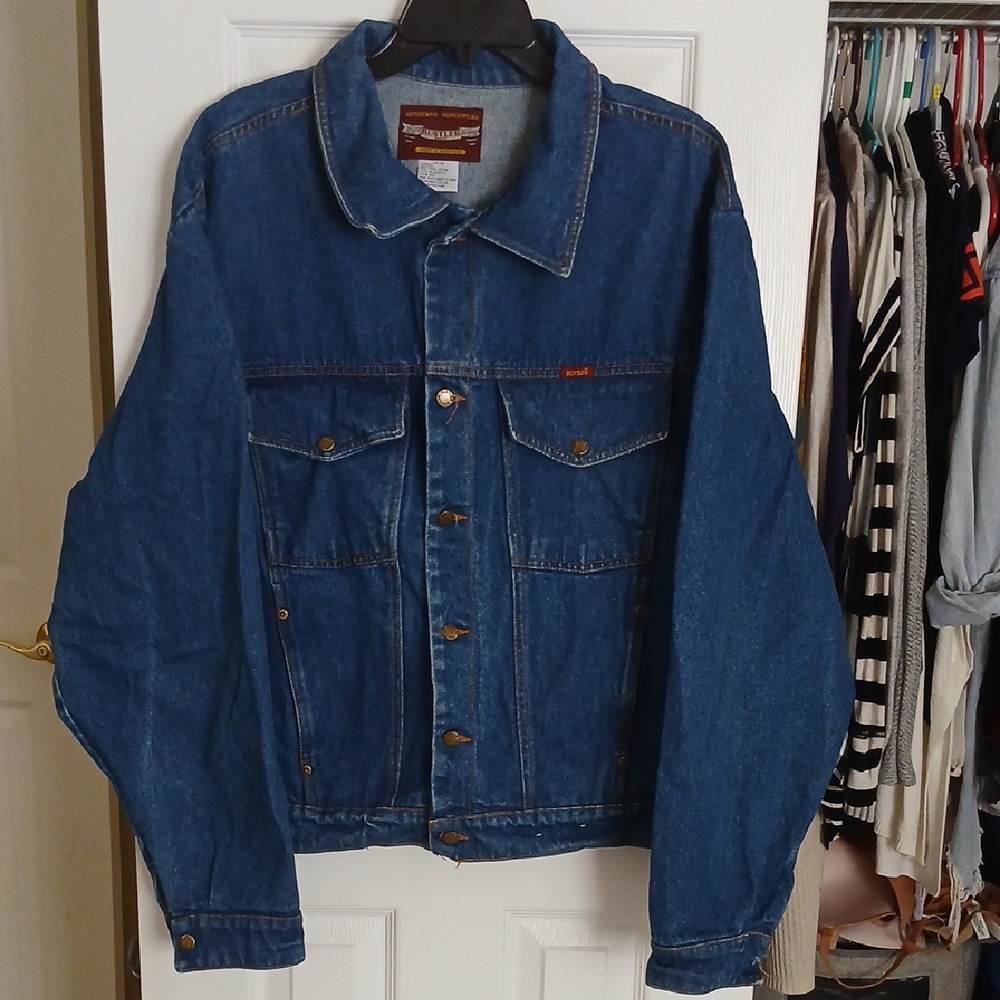 Vintage Rustler Denim Jacket Men's XL
